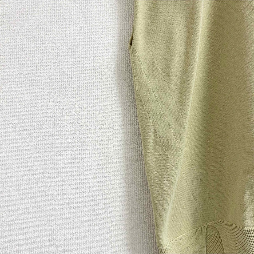 IENA(イエナ)のm406_IENA 美品✨22SS☘️コットンストレッチNEOワイドクルーPO レディースのトップス(ニット/セーター)の商品写真
