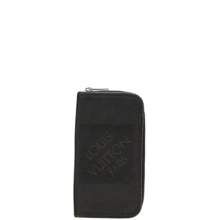ルイヴィトン(LOUIS VUITTON)のルイ ヴィトン ダミエ ジェアン ポルト フォイユ ロン ジッペ 長財布 ラウンドファスナー M93546 キャンバス メンズ LOUIS VUITTON 【1-0217008】(長財布)