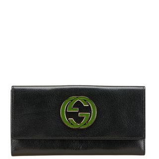 グッチ(GUCCI)の美品 グッチ インターロッキングG 長財布 131864 レザー レディース GUCCI 【1-0217730】(財布)