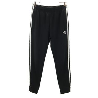 古着 adidas Originals アディダスオリジナルス トレフォイルロゴ トラックパンツ M ブラック ジャージ メンズ(その他)