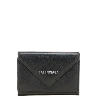 バレンシアガ(BALENCIAGA)のバレンシアガ ペーパー ミニウォレット 三つ折り財布 391446 レザー レディース BALENCIAGA 【1-0220685】(財布)