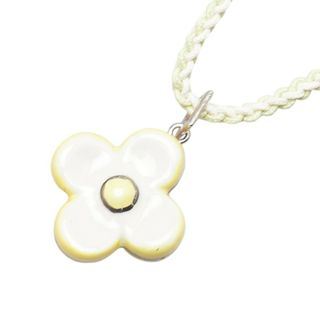 ルイヴィトン(LOUIS VUITTON)のルイ ヴィトン コリエ フルール フラワー 花 モチーフ ペンダントネックレス チョーカー 陶器 レディース LOUIS VUITTON 【1-0221925】(ネックレス)