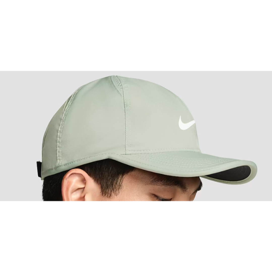 NIKE(ナイキ)のNIKE キャップ　アンストラクチャード　フェザーライトキャップ　グリーン系 メンズの帽子(キャップ)の商品写真