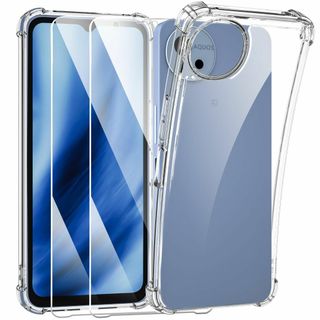 AQUOS wish4 ケース 耐衝撃 ガラスフィルム付き SH-52E SH-