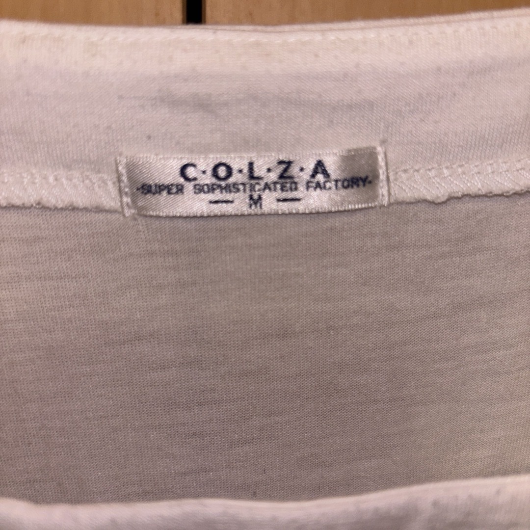 COLZA(コルザ)のC•O•L• Z•A リボン付きホワイトタンクトップ Ｍ レディースのトップス(タンクトップ)の商品写真