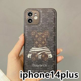 iphone14plusケース 熊　 ブラウン27