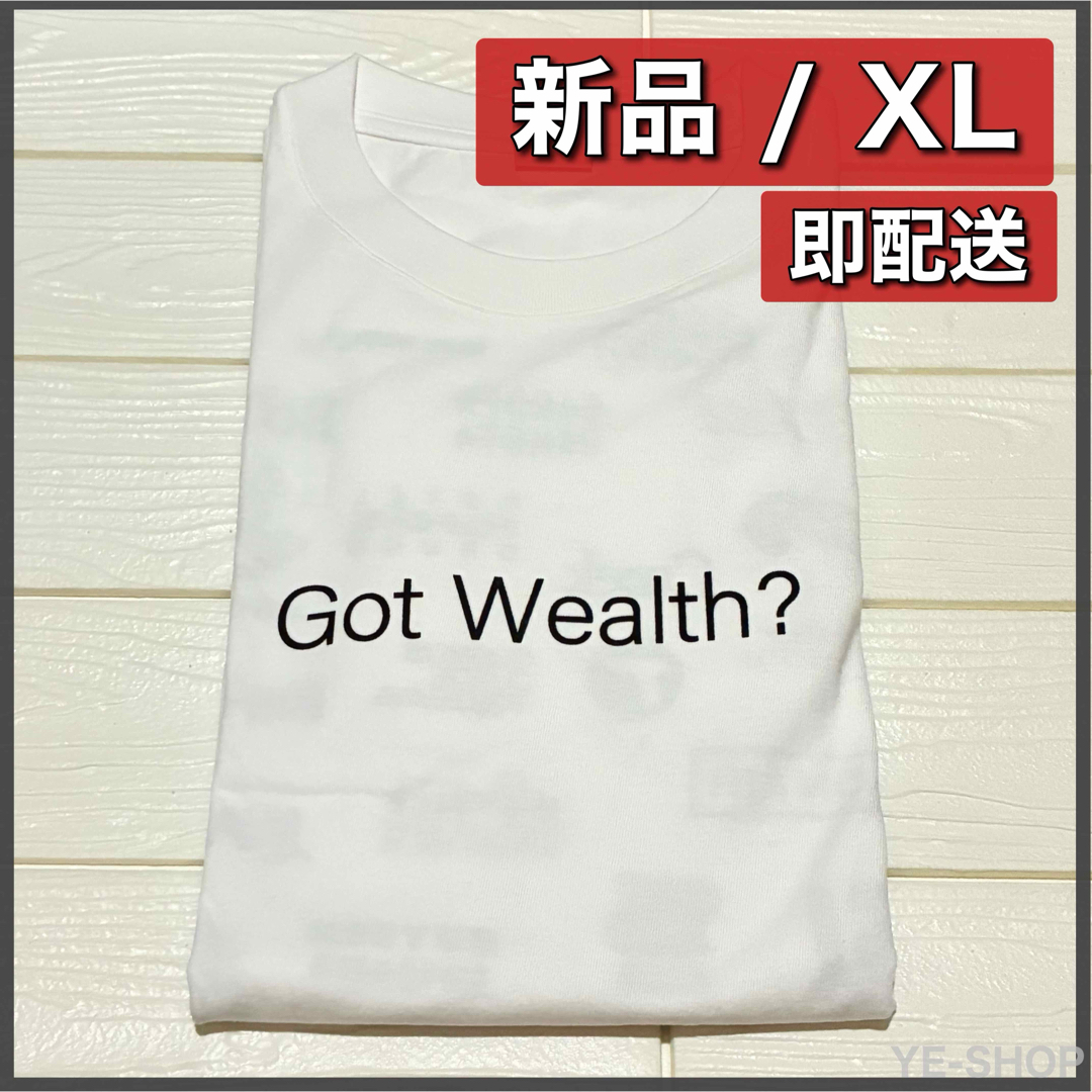 新品XL／PAJA STUDIO “Got Wealth?” Tシャツ Tee メンズのトップス(Tシャツ/カットソー(半袖/袖なし))の商品写真