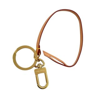 ルイヴィトン(LOUIS VUITTON)の　ルイ・ヴィトン LOUIS VUITTON ディライトフル用 キーリング ベージュ レザー アクセサリー(キーホルダー)