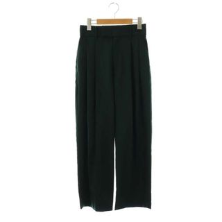 ノーク N.O.R.C NORC タックワイドパンツ ウール 1 緑 ■AX(その他)
