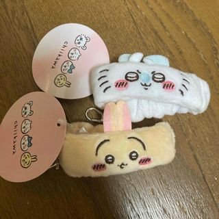 ちいかわリストバンドキーホルダー　うさぎ　モモンガ(キャラクターグッズ)