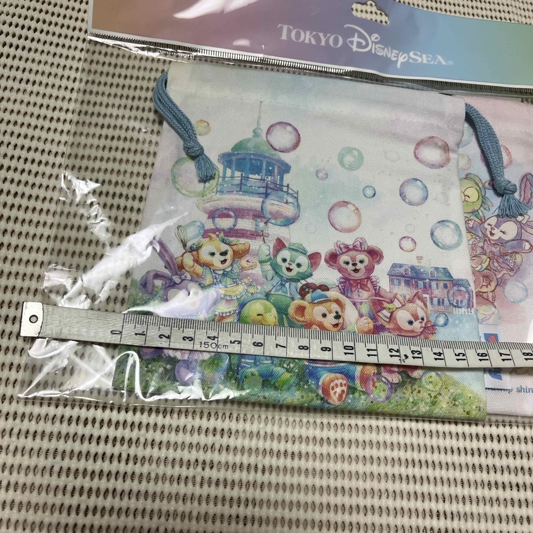 ダッフィー(ダッフィー)のディズニーリゾート　ダッフィー巾着セット エンタメ/ホビーのおもちゃ/ぬいぐるみ(キャラクターグッズ)の商品写真
