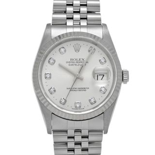 ロレックス(ROLEX)の中古 ロレックス ROLEX 16234G P番(2000年頃製造) シルバー /ダイヤモンド メンズ 腕時計(腕時計(アナログ))