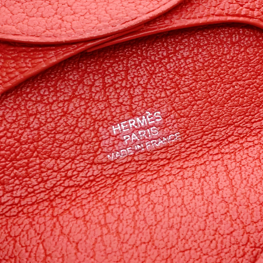 鑑定済・美品★エルメス　バスティア　シェーブル　コインケース　チャイ　刻印U HERMES - ✨極美品✨HERMES エルメス バスティア シェーブル