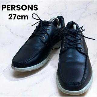 パーソンズ(PERSON'S)のPERSONS スニーカー ブラック 27cm(スニーカー)