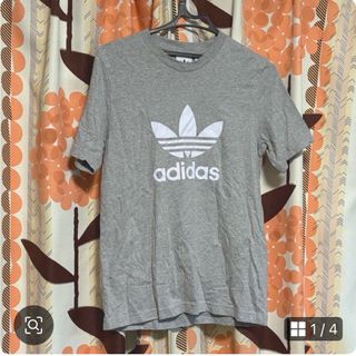 アディダスオリジナルス(adidas Originals)のadidas originals アディダス　メンズ　トップス　Tシャツ　グレー(Tシャツ/カットソー(半袖/袖なし))