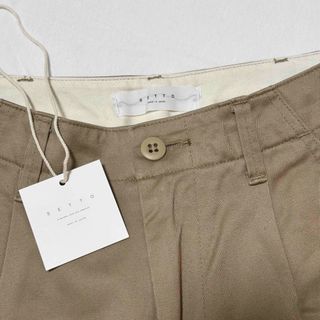 セット(SETTO)のSETTO スリムテーパードタックトラウザー　size 0(チノパン)