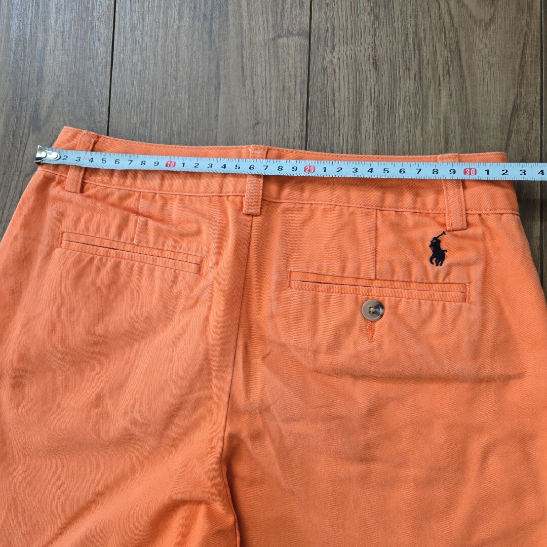 Ralph Lauren(ラルフローレン)の【RALPH LAUREN】 ハーフパンツ ボトム オレンジ ポニー刺繍 キッズ/ベビー/マタニティのキッズ服男の子用(90cm~)(パンツ/スパッツ)の商品写真