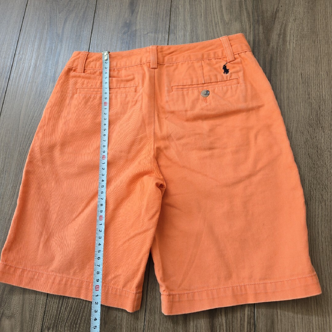 Ralph Lauren(ラルフローレン)の【RALPH LAUREN】 ハーフパンツ ボトム オレンジ ポニー刺繍 キッズ/ベビー/マタニティのキッズ服男の子用(90cm~)(パンツ/スパッツ)の商品写真