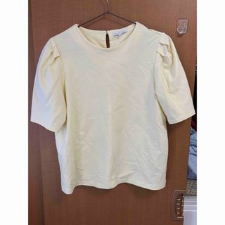 エマジェイム(EMMAJAMES)のイエローパフスリーブTシャツ　トップス(カットソー(半袖/袖なし))