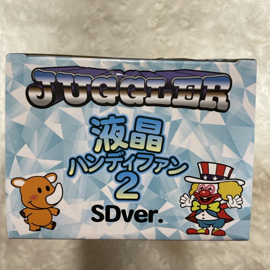JUGGLER ジャグラー 液晶ハンディファン2(SDver.) ブラック スマホ/家電/カメラの冷暖房/空調(扇風機)の商品写真