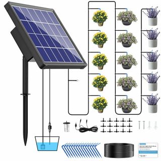 【在庫処分】NFESOLAR ソーラー 自動 灌水器 水やり器 観葉植物 ベラン(その他)