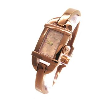 グッチ(GUCCI)の【6800L】GUCCI ‘グッチ 時計‘ ゴールド バングルウォッチ☆極美品☆(腕時計)