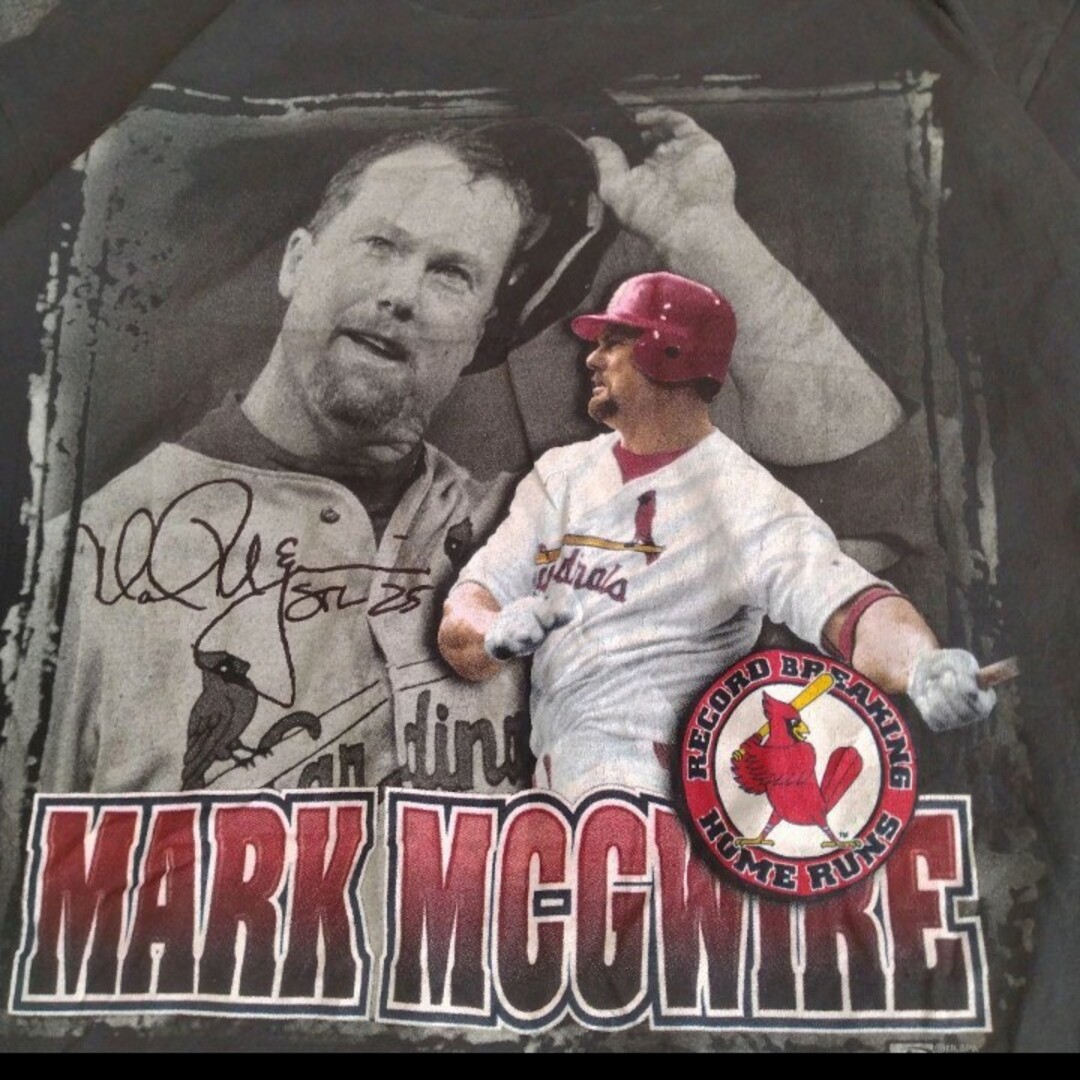 【希少】古着　90s MLB カージナルズ マーク・マグワイア　Tシャツ メンズのトップス(Tシャツ/カットソー(半袖/袖なし))の商品写真