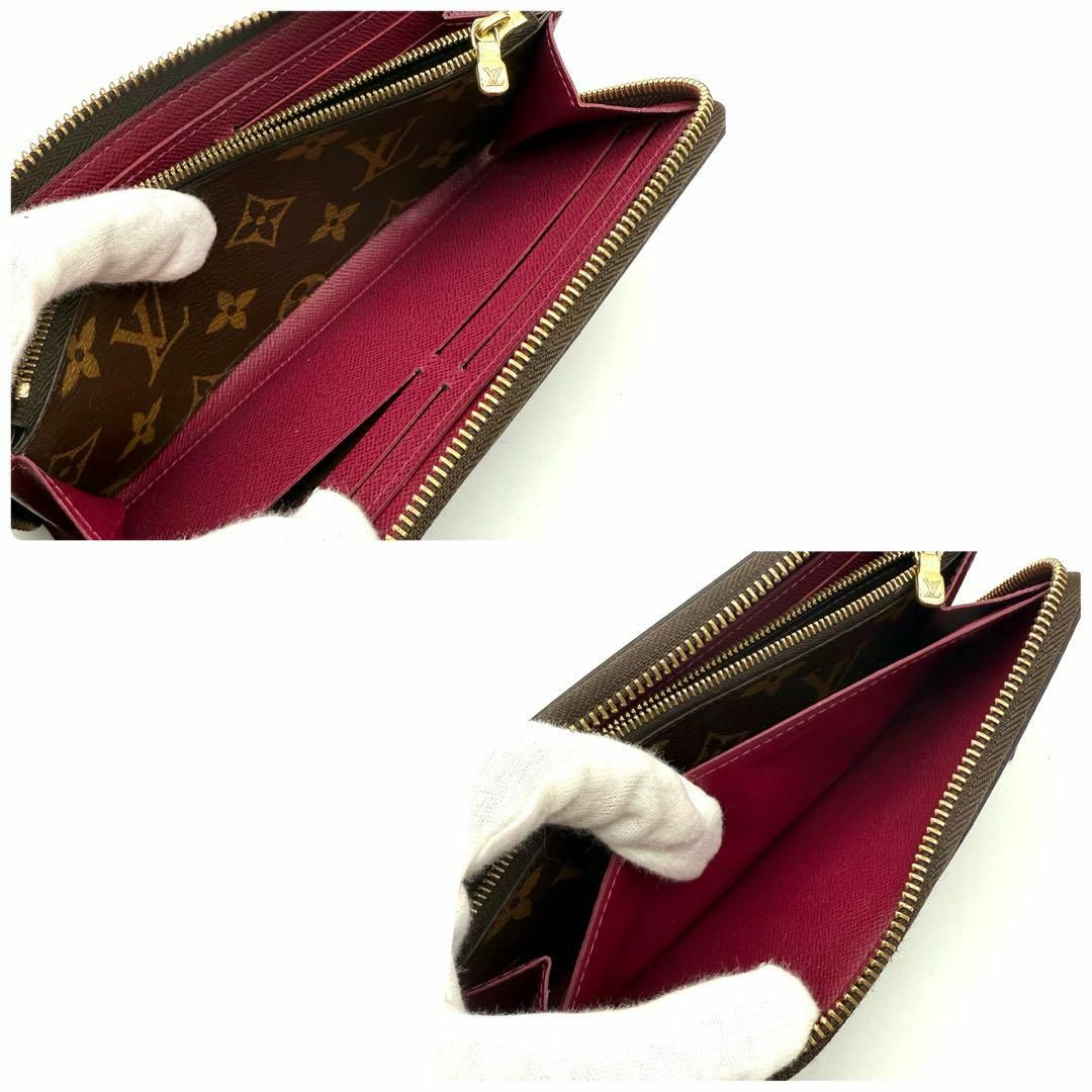 LOUIS VUITTON(ルイヴィトン)の【美品】ルイヴィトン モノグラム ポルトフォイユ クレマンス 長財布 レディースのファッション小物(財布)の商品写真