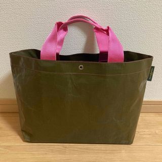 エルベシャプリエ(Herve Chapelier)の未使用☆エルベシャプリエ☆2014PP☆マルシェバッグL☆ムース×カメリア(トートバッグ)