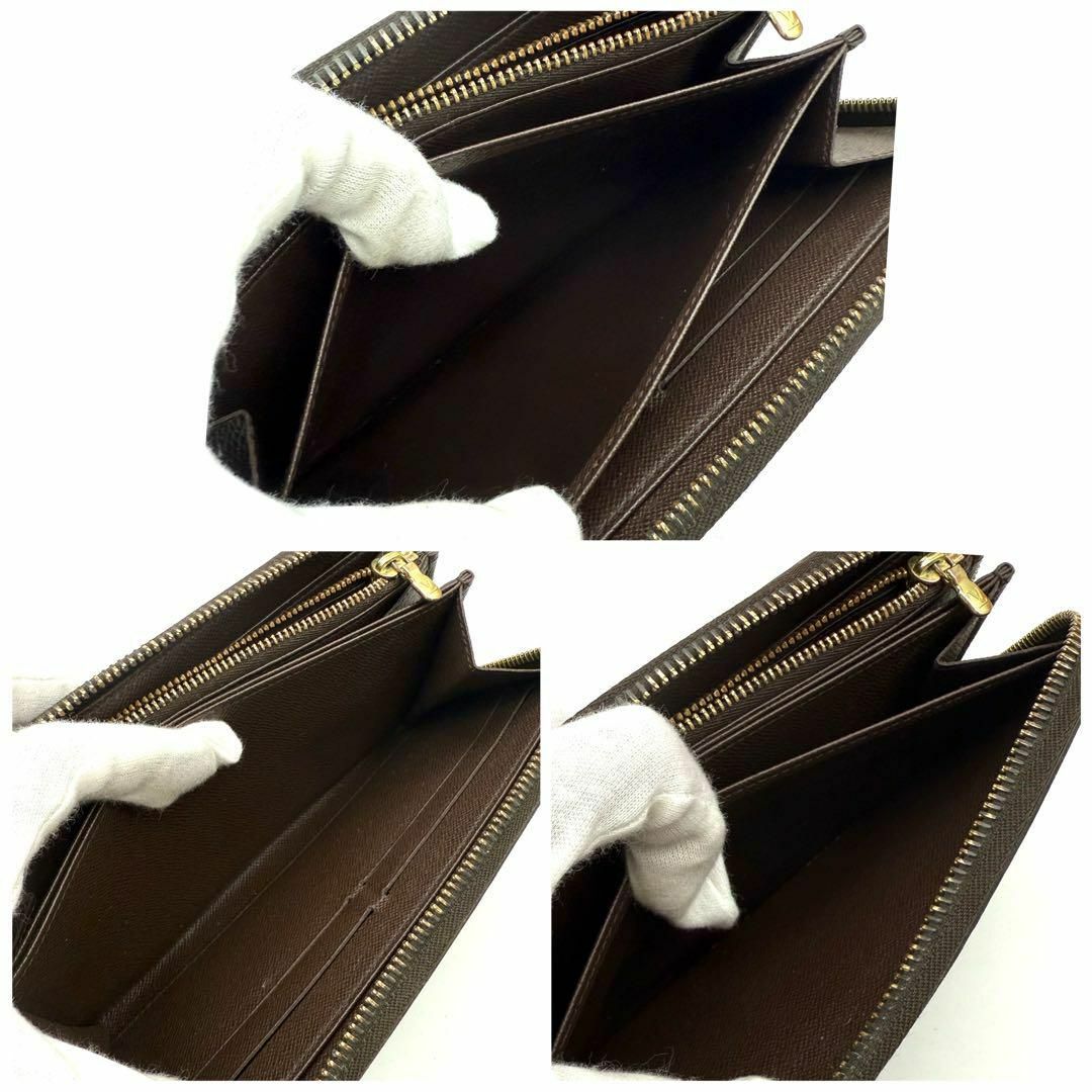 LOUIS VUITTON(ルイヴィトン)の【極上美品】ルイヴィトン ダミエ エベヌ ジッピーウォレット 長財布 レディースのファッション小物(財布)の商品写真