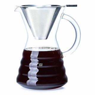 【在庫処分】ポカロティー コーヒーサーバー 耐熱ガラス 500ml 紙コーヒーフ(容器)