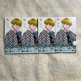 A3! SUNNY SPRING EP 特典 チケット風イラストカード