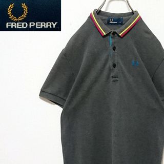 フレッドペリー(FRED PERRY)の人気モデル フレッドペリー 刺繍 ロゴ リンガー 半袖 ポロシャツ(ポロシャツ)