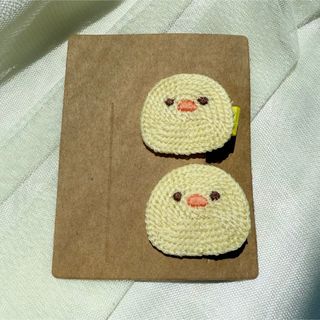 ハンドメイド ドール ベビー キッズ ヘアピン ヘアクリップ ひよこ④