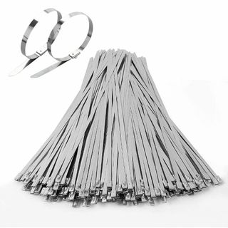 Ailenlan（100本入り）ステンレス結束バンド 4.6mm×300ｍｍ 1