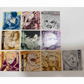 ヒロアカ　原画展　スクエアステッカーコレクション