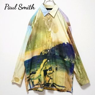 ポールスミス(Paul Smith)の希少 人気モデル ポールスミス 総柄 オーバーサイズ 長袖 シャツ(シャツ)