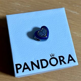 パンドラ(PANDORA)のPandora ブレスレット チャーム 青ハート(チャーム)