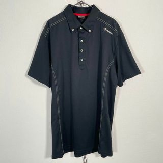 Taylor Made ポロシャツ ゴルフウェア 2XOサイズ ブラック系