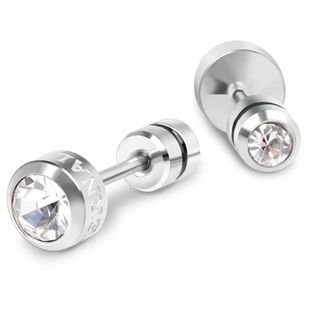 【特価セール】スタッド サージカルステンレスピアス メンズ ピアス ネジ式キャッ