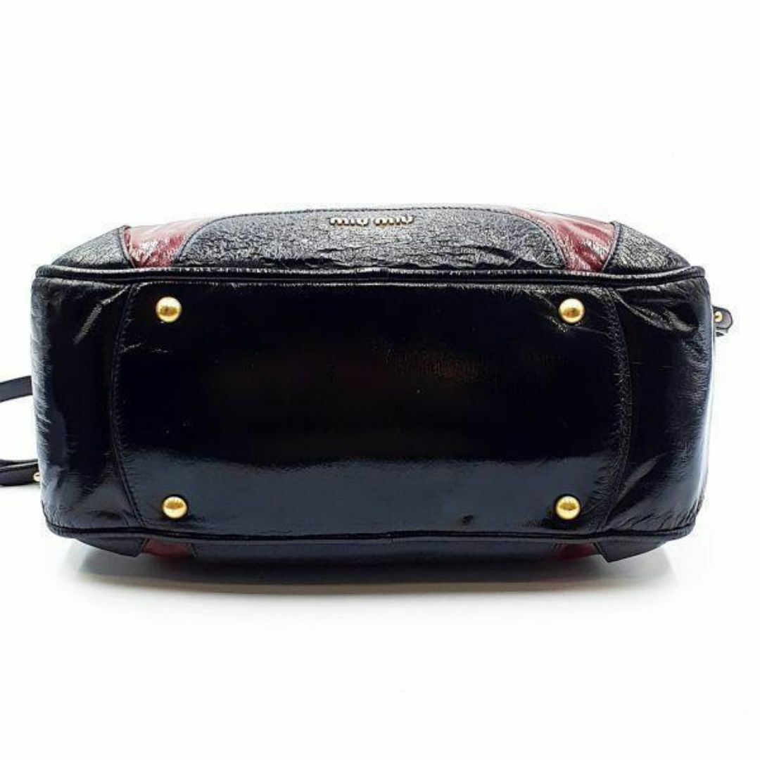 MIU MIU(ミュウミュウ)のミュウミュウ miumiu ハンドバッグ ショルダーバッグ 2WAY エナメル レディースのバッグ(ハンドバッグ)の商品写真