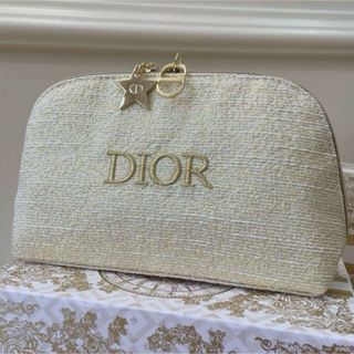 クリスチャンディオール(Christian Dior)の2024ホリデー限定、ポーチ ゴールド、専用BOX、大人気アイテム(ポーチ)