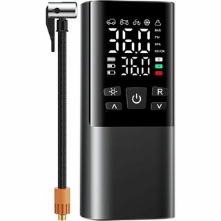 空気入れ 車 電動 エアーポンプ 最大圧力150PSI 4000mAh(その他)