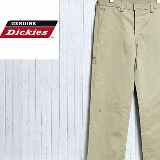 ディッキーズ(Dickies)のジェニュインディッキーズ チノパン ベージュ ワークパンツ ストレート(チノパン)