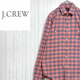 ジェイクルー(J.Crew)のジェイクルー ネルシャツ 長袖 ボタン チェック柄 ダブルポケット S(シャツ)