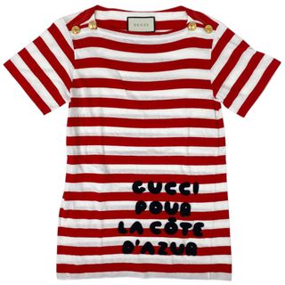 グッチ(GUCCI)のグッチ ロゴ 半袖Tシャツ レディース XS 【中古】(Tシャツ(半袖/袖なし))