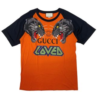 グッチ(GUCCI)のグッチ タイガーヘッド 半袖Tシャツ メンズ L 【中古】(Tシャツ/カットソー(半袖/袖なし))