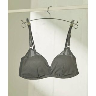 ウンナナクール(une nana cool)の【ダークグレー】【ノンワイヤーブラ】特別な日以外の364日つけたくなるブラ 364ブラ シンプル(その他)