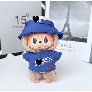 LABUBU 着せ替え服　ブルー 2点セット コスチューム 服 POPMART(キャラクターグッズ)