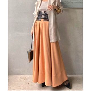 アメリヴィンテージ(Ameri VINTAGE)の新品 タグ付き AMERI vintage フレアロングスカート M(ロングスカート)